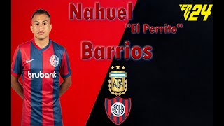 Nahuel quotEl Perritoquot Barrios FaceEdit  FC24 [upl. by Fabiano]