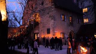 Burgweihnacht auf der Burg Pappenheim bei Nürnberg [upl. by Lemraj359]