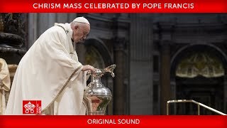 6 April 2023 Chrism Mass  Pope Francis [upl. by Ragucci]