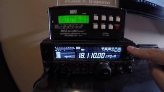 FT450 with MFJ929 Automatic Antenna Tuner [upl. by Nonnerb]