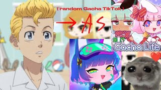 Tokyo Revengers react to Takemichi as random Gacha TikTok [upl. by Eisus]