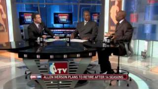 Kenny Smith talks about Allen Iversons retirement [upl. by Katt]