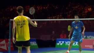 HD Final  MS  LEE Chong Wei vs CHEN Long  2014 Yonex All England Open [upl. by Iorio]