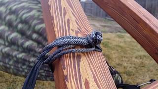 Venom Dyneema hammock webbing and tree friendly quick connector [upl. by Dorwin]