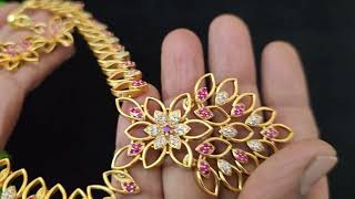 One Gram Model 28 inches Dollar chain Rs799 7010041418 9025646497 wwwrajashreefashioncom [upl. by Felicdad]