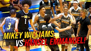 Mikey Williams VS Hansel Emmanuel Was The BEST GAME At The Battle In Miami Vertical Academy VS LCA [upl. by Diane773]