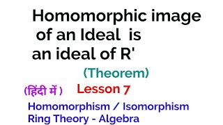 Abstract Algebra  Properties and examples of ring homomorphisms [upl. by Douville]