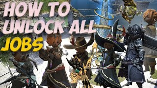 FFXIV  How to unlock all JOBS in SHADOWBRINGERS [upl. by Pearle]