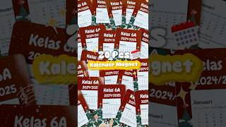 Kalender Magnet cuma 3 ribuan ajaa🤩🫶🏻 kalendermini kadounik hampersnatal [upl. by Amos]