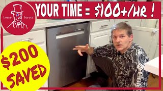 How to Install a Dishwasher  Bosch 500 series Dishwasher [upl. by Eirroc]