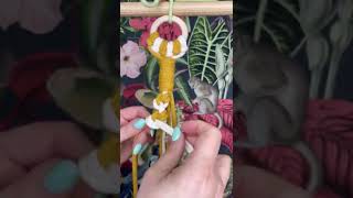 Kwietnik makrama macrame flower hanger [upl. by Garrard]