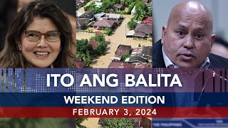 UNTV Ito Ang Balita Weekend Edition  February 3 2024 [upl. by Yezdnil]