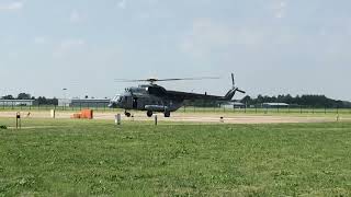 Mi8 Helicopter in Kaunas [upl. by Lucine]