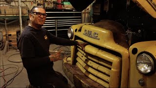 1950 GMC Cab Over Engine  Part 11 Front End [upl. by Nwhas]