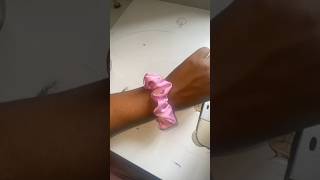 DIY fast and easy SCRUNCHIES in less then 1 minutes scrunchies knitcraft [upl. by Oirretno818]