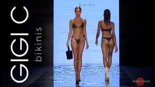 GIGI C Resort 2019 Swimwear Collection Runway Bikini  MiamiSwim PARAISO Fashion Fair  EXCLUSIVE [upl. by Grant505]