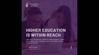 Higher Education is within Reach at Humphreys University [upl. by Pomona]