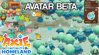 Axie Infinity Homeland Avatar Beta IS HERE  Moonfall Tips [upl. by Ainer]