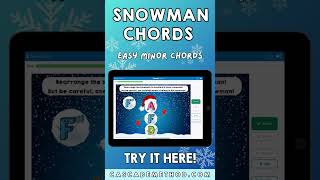 Snowman Chords Minor  Cascade Method Boom Cards [upl. by Brigette]