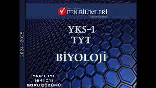 BİYOLOJİ YKS 1 TYT 64101 [upl. by Tryck]