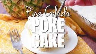 How to make Pina Colada Poke Cake [upl. by Asenaj]