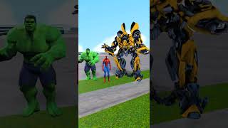 Who is Stronger Spider Man vs Hulk BumbleBee Frieza  Marvel Animation spiderman shorts [upl. by Konopka898]