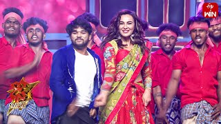 Vayyari Bhama  Rocky Performance  Dhee Celebrity Special  17th April 2024  ETV Telugu [upl. by Roselia158]