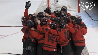 Canada 🆚 USA 🏒 gold medal game highlights  Womens Ice Hockey Beijing 2022 [upl. by Nemrak]