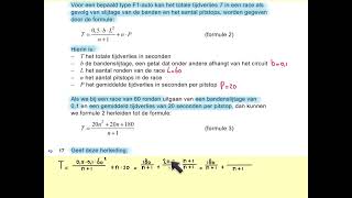 2023I Formules in de F1 vraag 17 en 18 Havo wiskunde A [upl. by Tenaj]