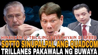 TITO SOTTO SINUPALPAL ANG QUADCOM HALATANG GINAMIT SI TRILLANES [upl. by Dis]