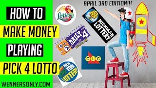 Lottery Strategy for Lotto PICK 4 April 3rd 2019 ANOTHER WIN  Lotto Strategies delivered daily [upl. by Nevi]