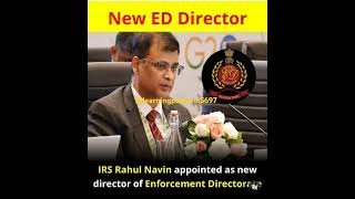 Rahul Navin a 1993 batch Indian Revenue Service IRS officer has been appointed as the [upl. by Nuahsor915]