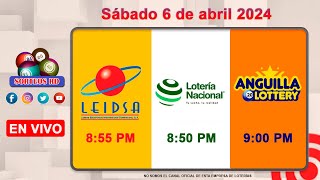 Lotería Nacional LEIDSA y Anguilla Lottery en Vivo 📺│Sábado 6 abril 2024 855 PM [upl. by Klein]