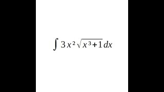 Integral de 3x²√1x³ dx [upl. by Cristine516]