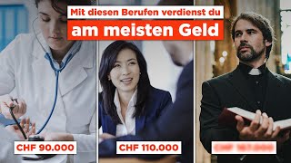 Die bestbezahlten Berufe in der Schweiz Mit diesen Jobs verdienst du am meisten Geld [upl. by Colton150]