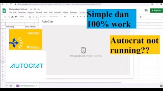 Autocrat Cant Run  Cara Mengatasi Autocrat  drive google refused to connect [upl. by Inafit]
