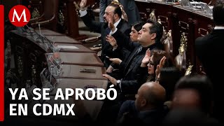 Congreso de la Ciudad de México aprueba la reforma judicial [upl. by Skvorak]