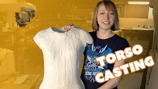 How to Make a Plaster Torso Life Cast  Prop Shop [upl. by Rauscher]