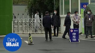 WHO team in Wuhan finishes quarantine and heads for hospital [upl. by Hansen]