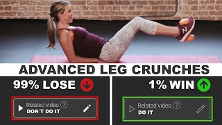 Advanced Leg Crunches  WORKOUT ⭐⭐⭐⭐⭐ [upl. by Alekram]