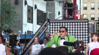 PSY Gangnam Style Live Performance  Today Show Concert Series NYC 914 [upl. by Burbank]