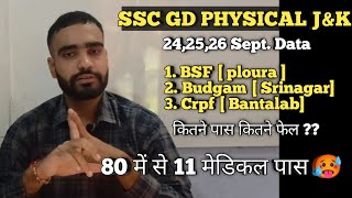 SSC GD Todays Physical Detailed Information  SSC GD physical JampK PLouraBudgam crpf Bantalab [upl. by Sterne]