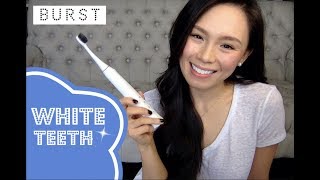 How I Keep My Teeth WHITE  BURST Sonic Tooth Brush [upl. by Gibb]