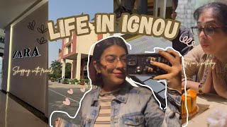 uni vlog 🎥🎧💌 first year student in IGNOU 📚 [upl. by Brieta]