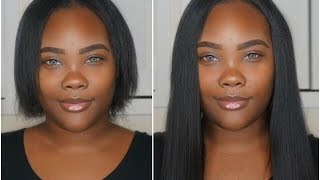 How to clip in extensions for short hair Feat Irresistible me extensions [upl. by Natsirk]