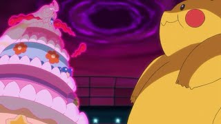 Ash Vs OpalBloatmax PikachuFatmax pikachu Vs Gigantamax Alcremie  Pokemon Journeys episode 82 [upl. by Dikmen]