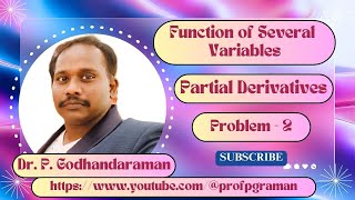 3 Problem 2  Partial Derivative  Function of Several Variables  Calculus and Linear Algebra [upl. by Sethrida]