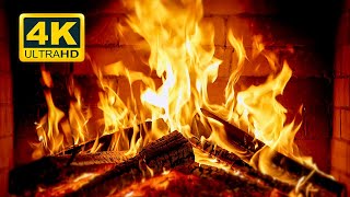 🔥 Cozy Fireplace 4K 12 HOURS Fireplace with Crackling Fire Sounds Crackling Fireplace 4K [upl. by Acinoj445]