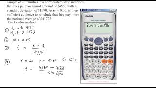 Knowledge Philosophy Testing of hypothesis about mean one sided t test using Pvalues [upl. by Prior]