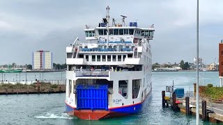 Portsmouth to Fishbourne  St Clare  Wightlink [upl. by Hyacintha]